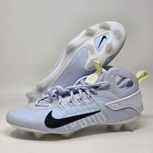Nike Huarache 9 Elite Mid Lax SE Grey Lacrosse Cleats Mens Sz 11 FV6149-001 New